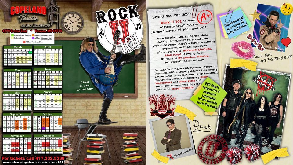 "Rock U: 101" - Christmas, 7 November | Event in Branson | AllEvents.in