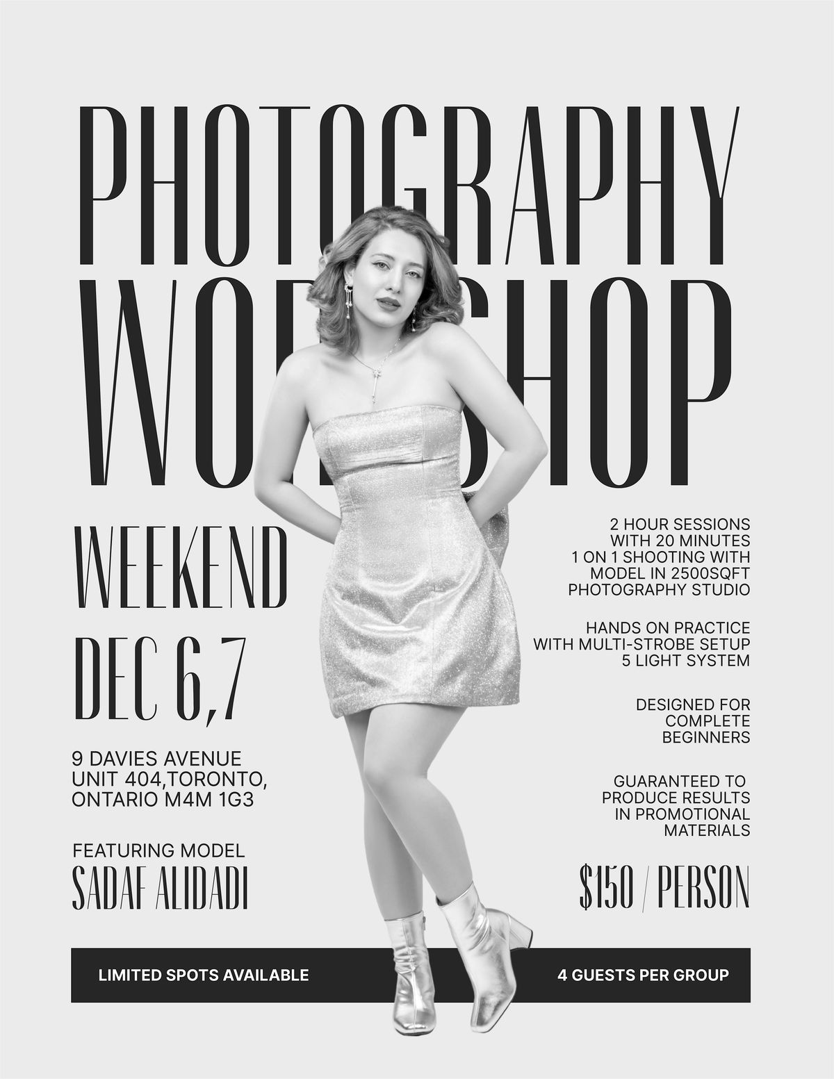 Beginner Photography Strobe Workshop, 6 December | Event in Toronto | AllEvents