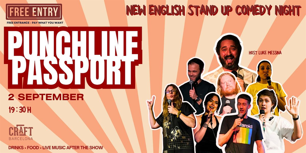 NEW STAND UP COMEDY IN ENGLISH • FREE ENTRANCE