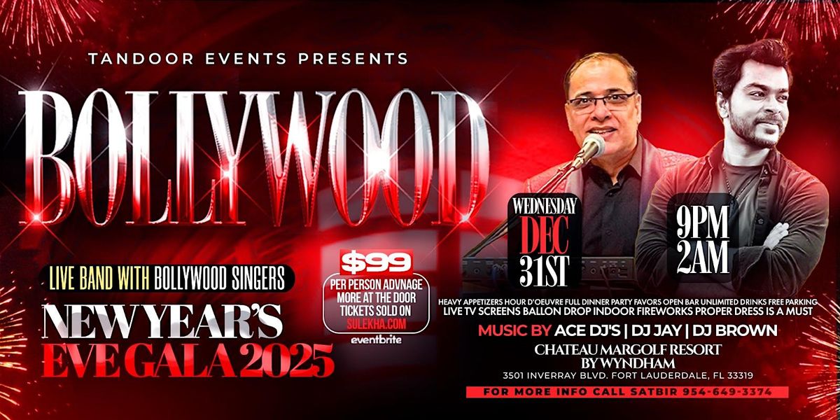 Bollywood New Year's Eve Gala 2025, 31 December | Event in Lauderhill | AllEvents