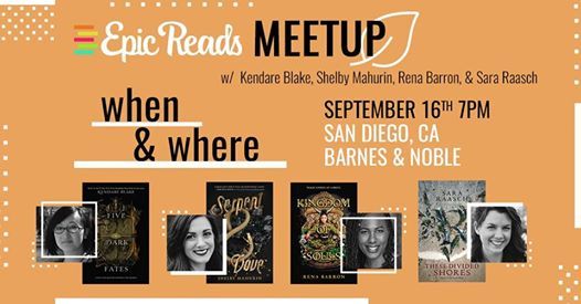 Epic Reads Meetup San Diego Ca At Barnes Noble Sorrento Mesa