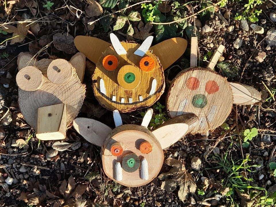 Monster Face Making, Thames Chase, Hornchurch, February 23 2024