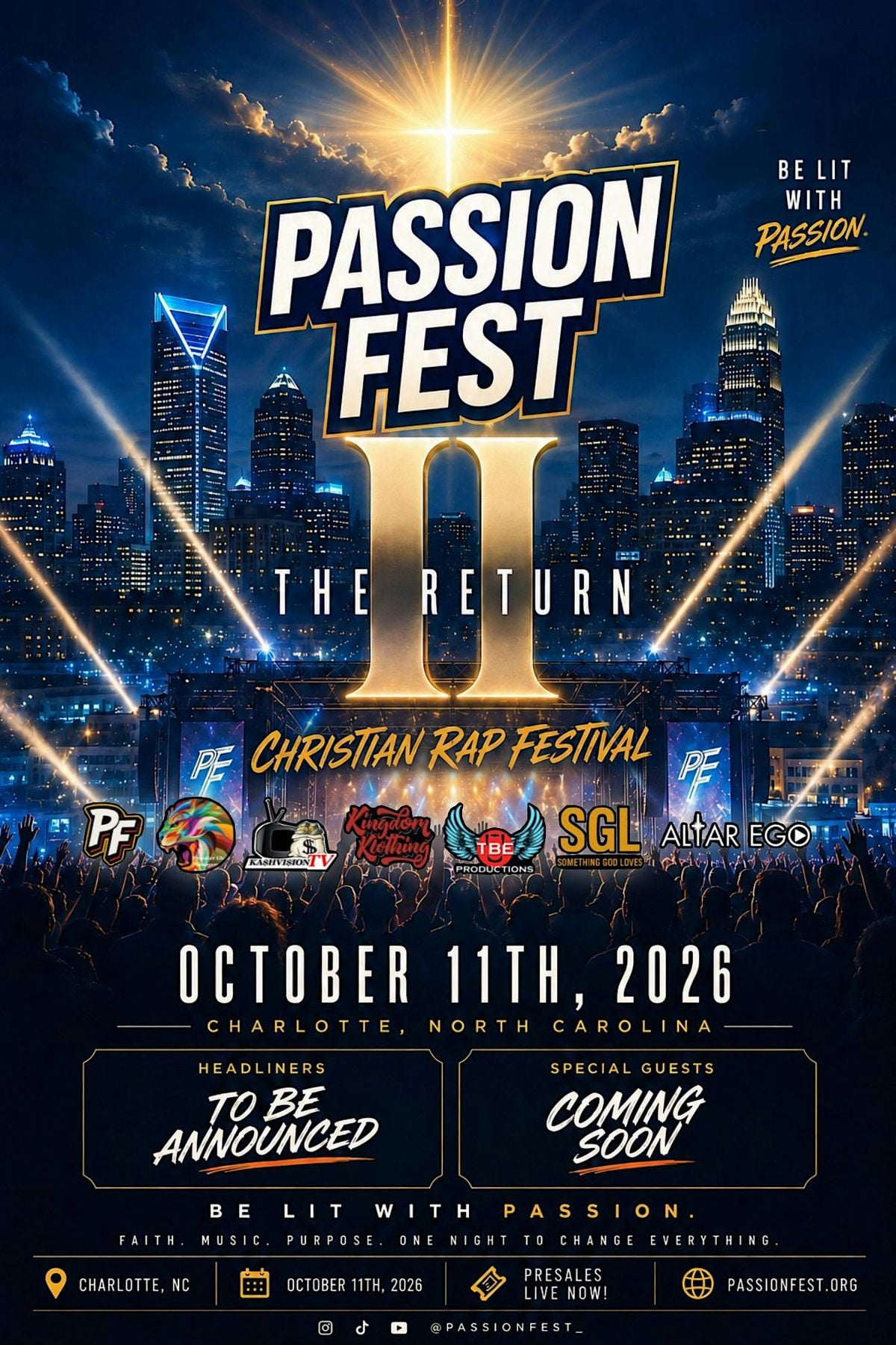 Stage Performances Rapping Christian Rap Festival, Event Masterz, Charlotte, 11 October 2026 ...
