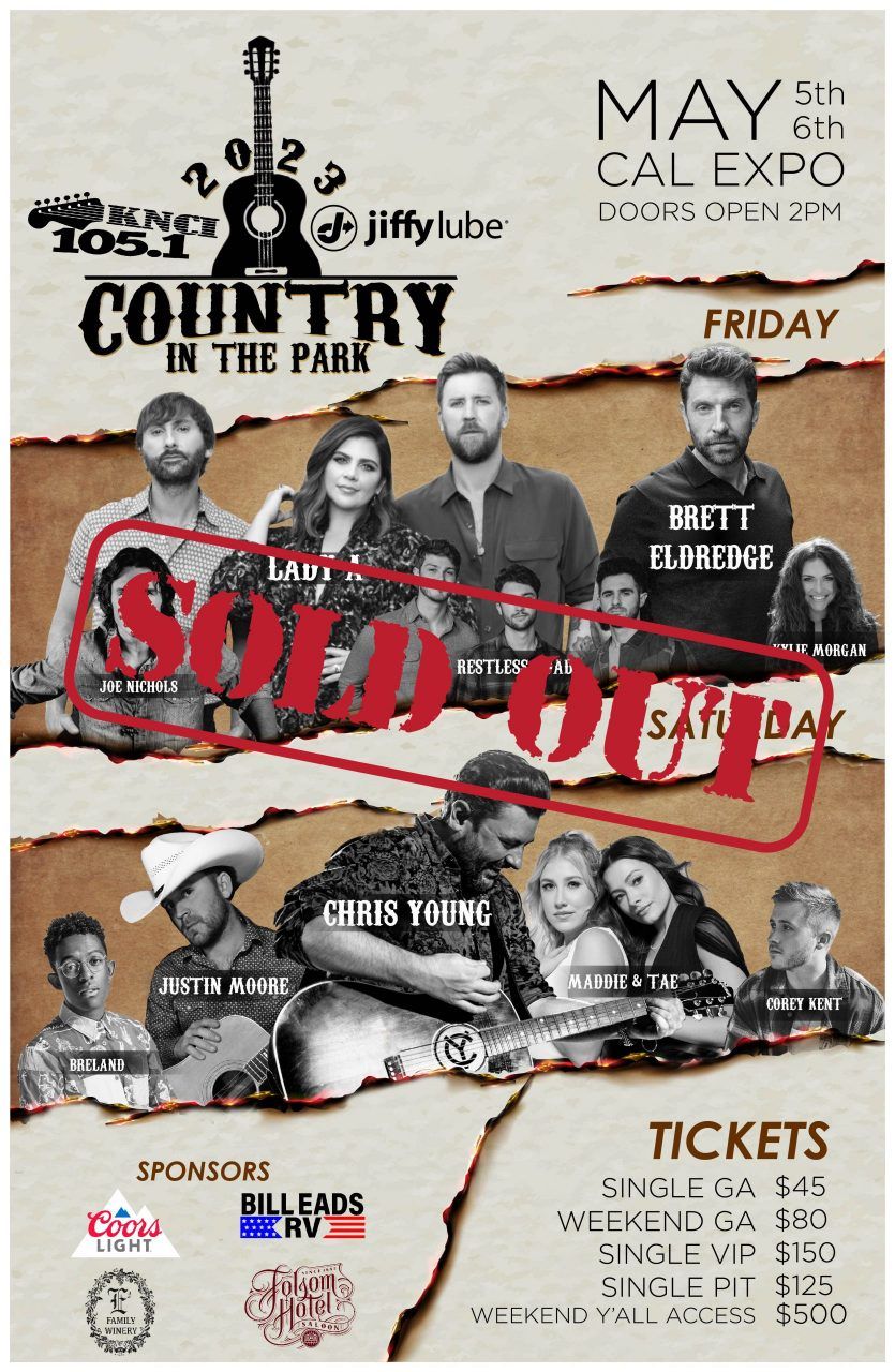 2025 Jiffy Lube Country in the Park - Saturday at Cal Expo Show Arena, 17 May | Event in Sacramento | AllEvents