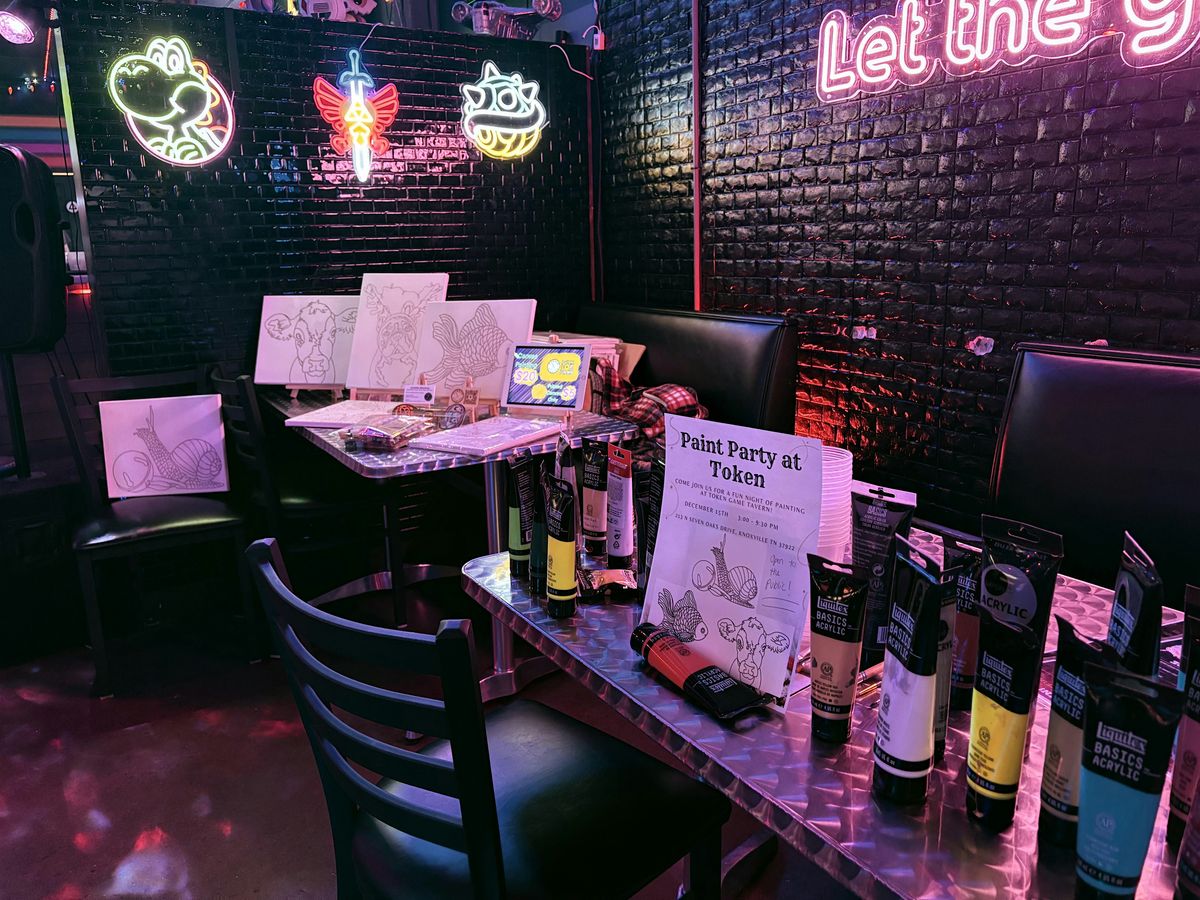 Paint Night at Token Game Tavern, 21 December | Event in Knoxville | AllEvents