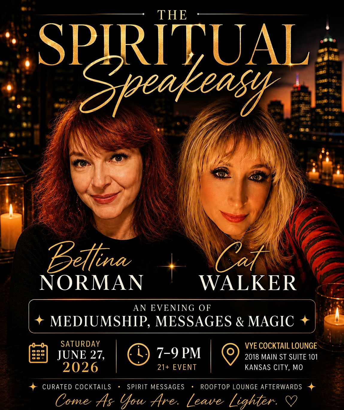 Spiritual Speakeasy, Vye Cocktail Lounge, Kansas City, 27 June 2026 ...