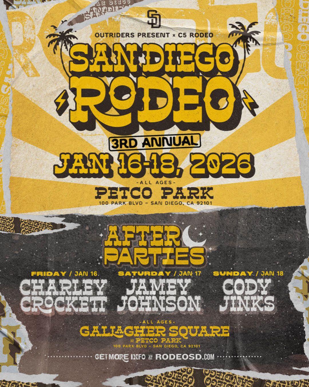 San Diego Rodeo - Cody Jinks at Gallagher Square at PETCO Park, 18 January | Event in San Diego | AllEvents
