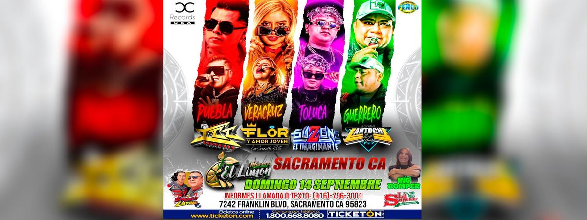 ICC, FLOR Y AMOR JOVEN & MAS EN SACRAMENTO, 14 September | Event in Sacramento | AllEvents