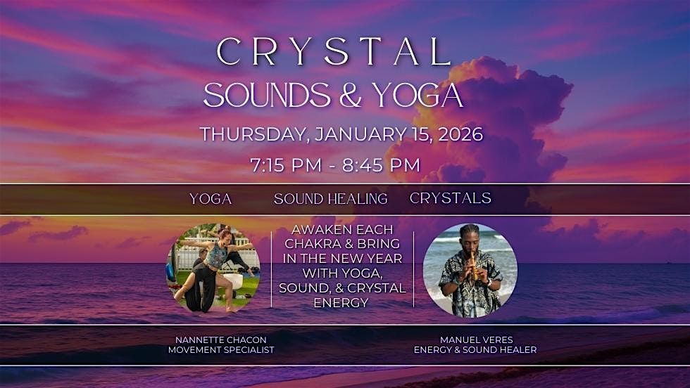 ✨ Crystal Sounds & Yoga: A New Year’s Intention Gathering ✨, 15 January | Event in Fort Lauderdale