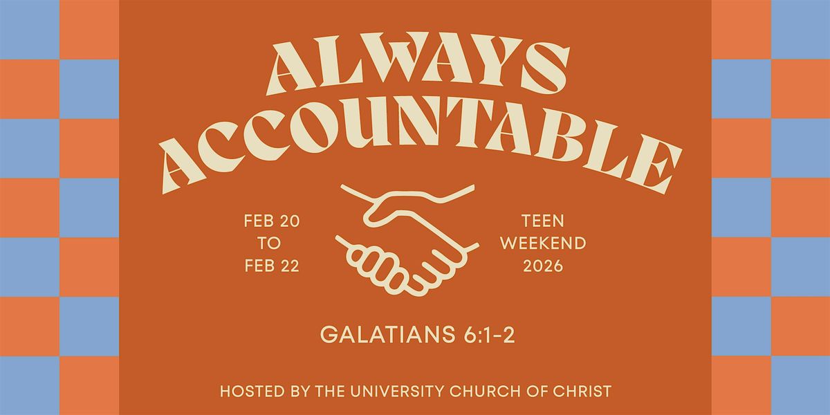 Teen Weekend 2026 - University  church