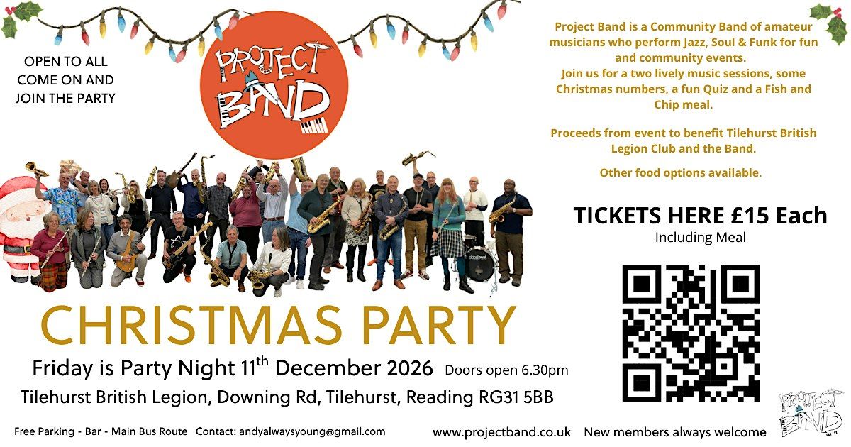 Project Band Christmas Party, Tilehurst British Legion, Reading, 11 ...