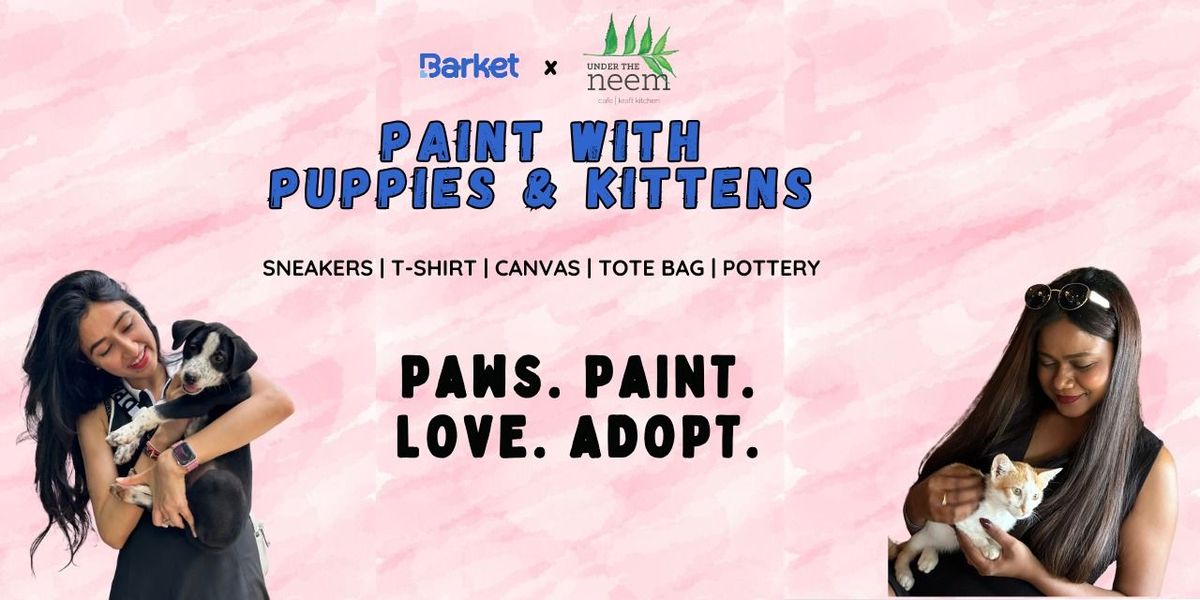 Paint with Puppies by Barket | Event in New Delhi | AllEvents