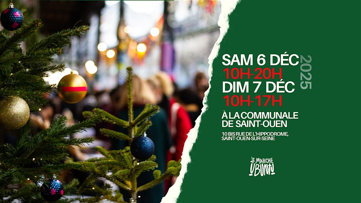 Le Marché Ubuntu, Éd. de Noël, 6 December | Event in Saint-Ouen-sur-Seine | AllEvents