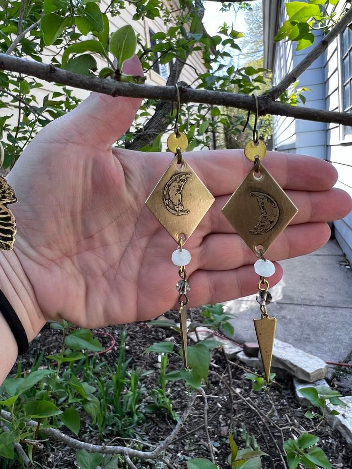 Etched Metal Jewelry Sparrow Collective, Greendale, December