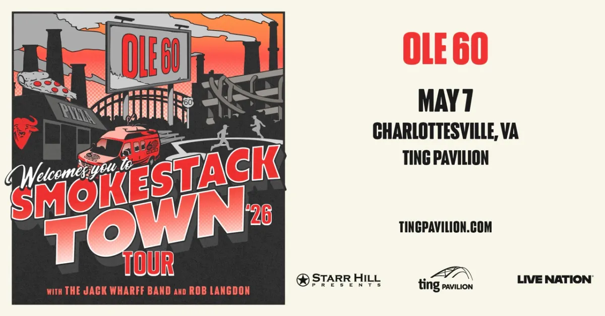 Ole 60 with Rob Langdon and The Jack Wharff Band, 7 May | Event in Charlottesville | AllEvents