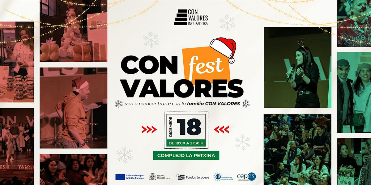 CON VALORES Fest: celebremos lo que nos une, 18 December | Event in València | AllEvents
