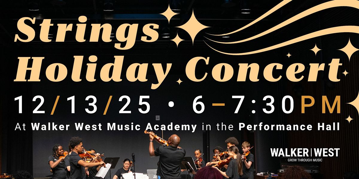 Walker West Strings Holiday Concert & Community Giving, 13 December | Event in Saint Paul | AllEvents