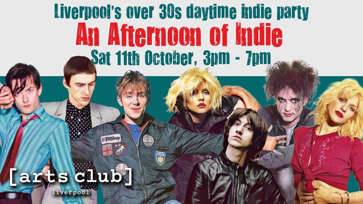 LIVERPOOL: An Afternoon of indie - Indie for the over 30s: 3pm-7pm, 11th October, 11 October | Event in Liverpool