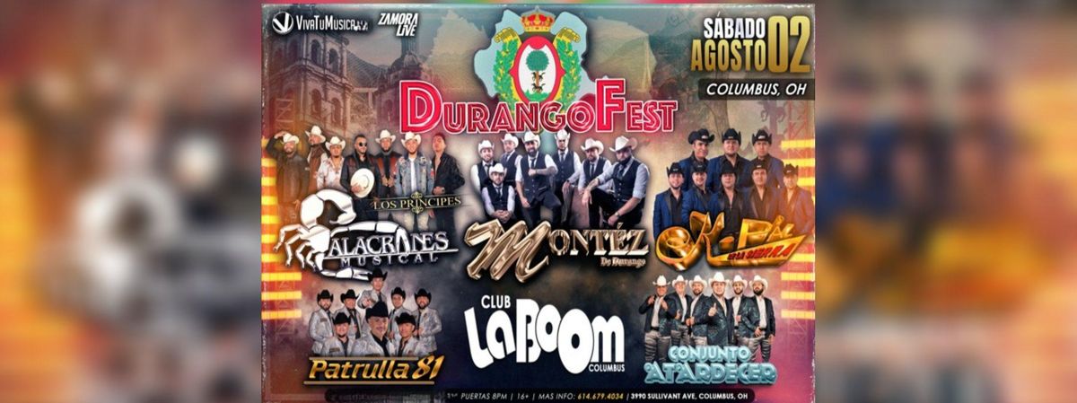 DURANGO FEST EN COLUMBUS , 2 August | Event in Columbus | AllEvents