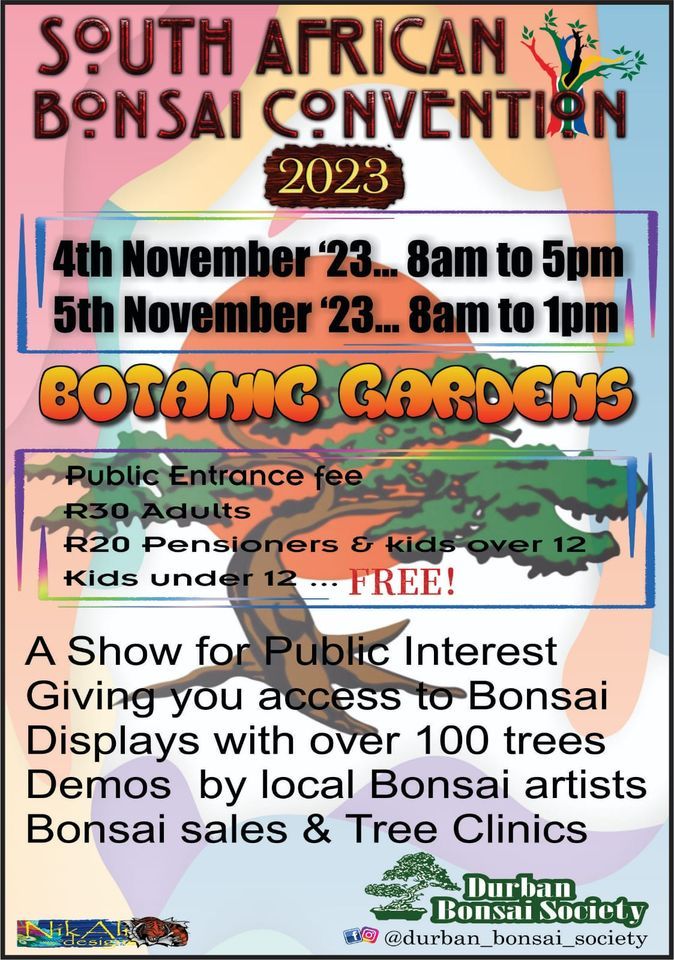 South African Bonsai Convention/Show, Durban Botanic Gardens, 4