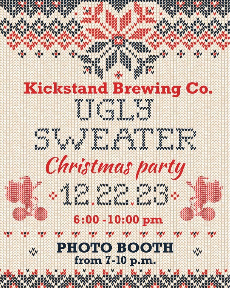 Kickstand Ugly Sweater Christmas Party, Kickstand Brewing Company