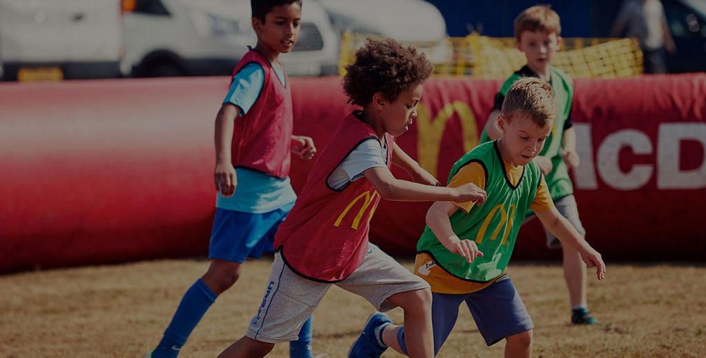 McDonalds Fun football centre Goals Chingford, McDonald's, London