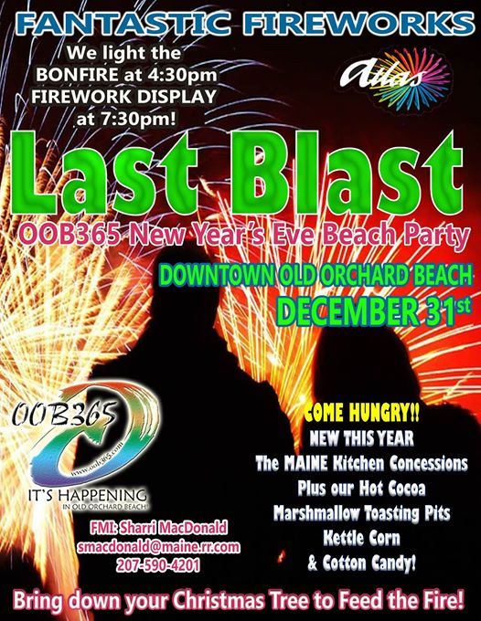 2019 OOB365 Last Blast New Years Beach Party at Old Orchard Beach Town