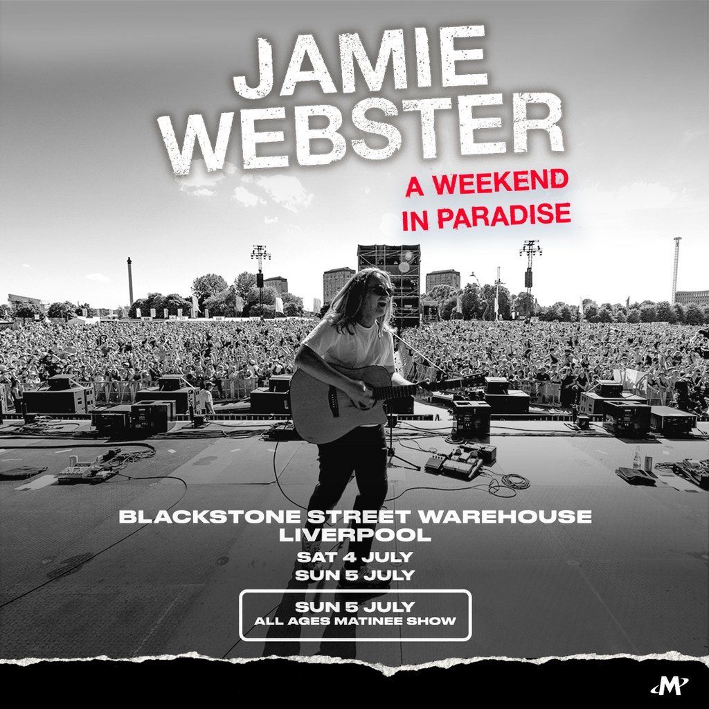 Jamie Webster Liverpool Sunday 5th July (Matinee), 5 July | Event in Liverpool | AllEvents