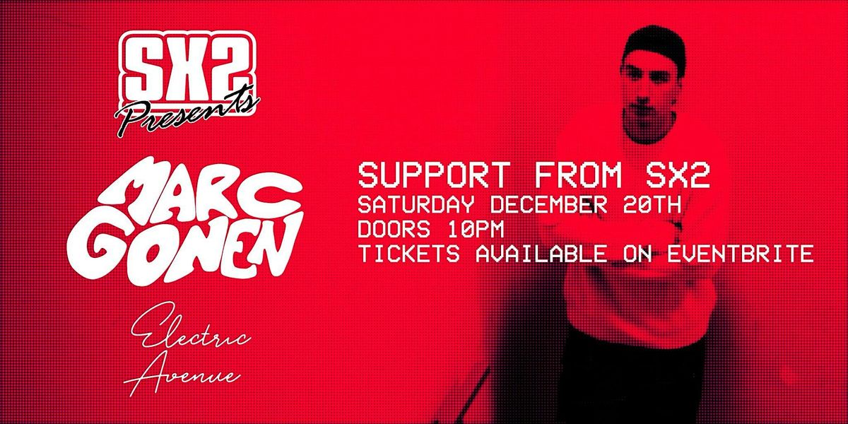 Marc Gonen @ Electric Avenue, 20 December | Event in Waterford | AllEvents