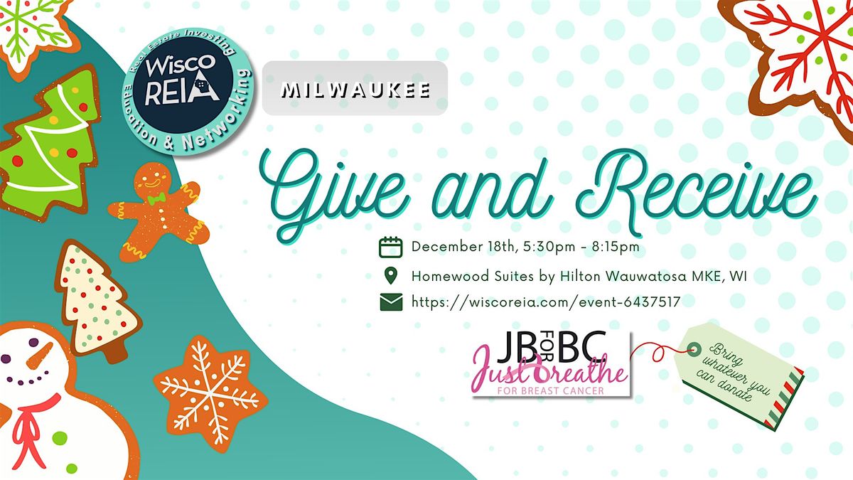WiscoREIA Milwaukee: Christmas Party: Give & Receive, 18 December | Event in Wauwatosa | AllEvents