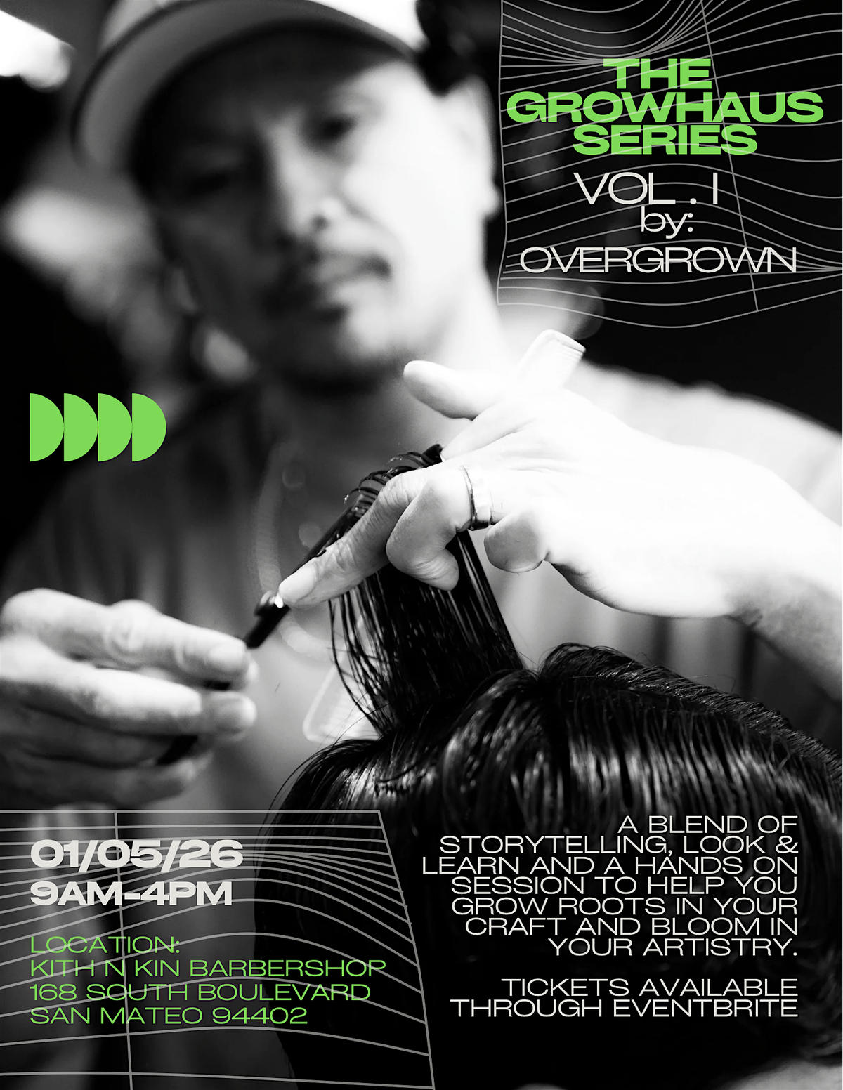 The Growhaus Series Vol. 1 - James Aragon of Overgrown, 5 January | Event in San Mateo | AllEvents