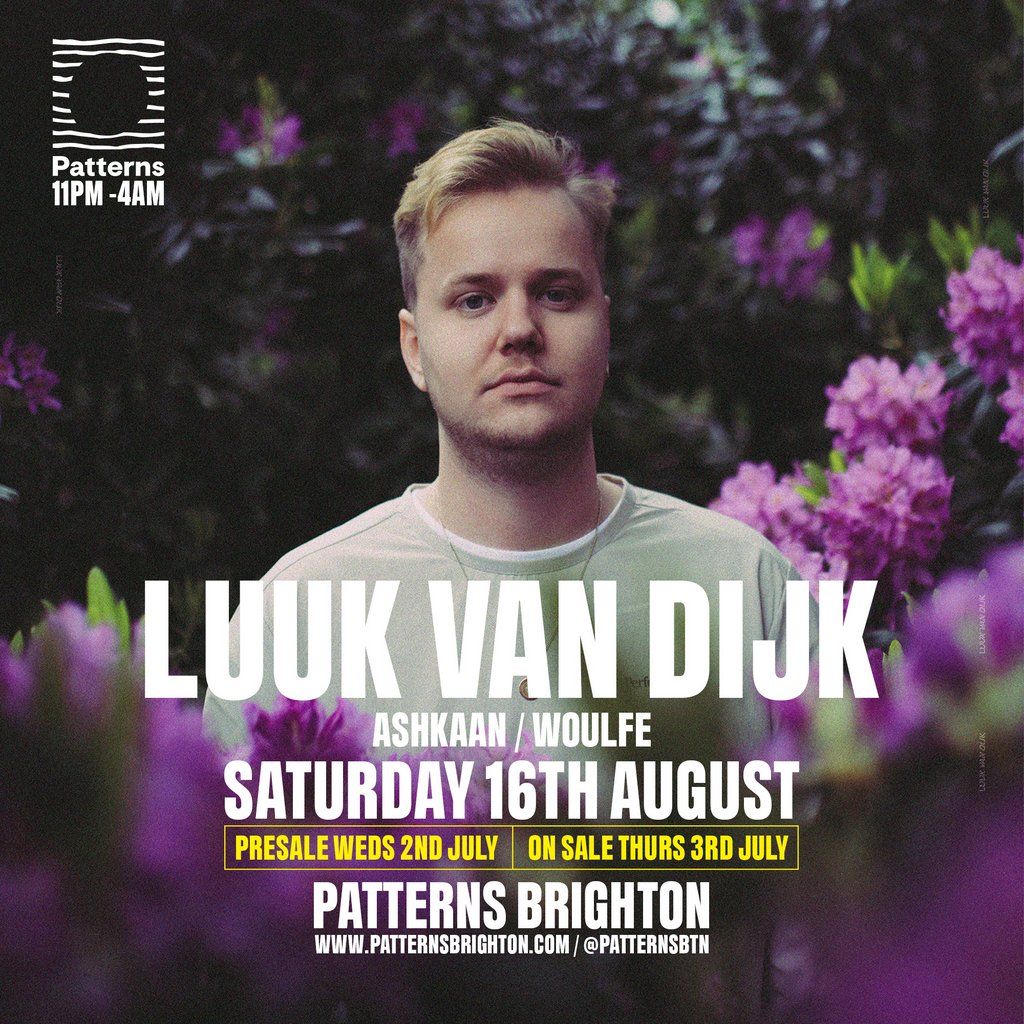 Luuk Van Dijk, 16 August | Event in Brighton | AllEvents