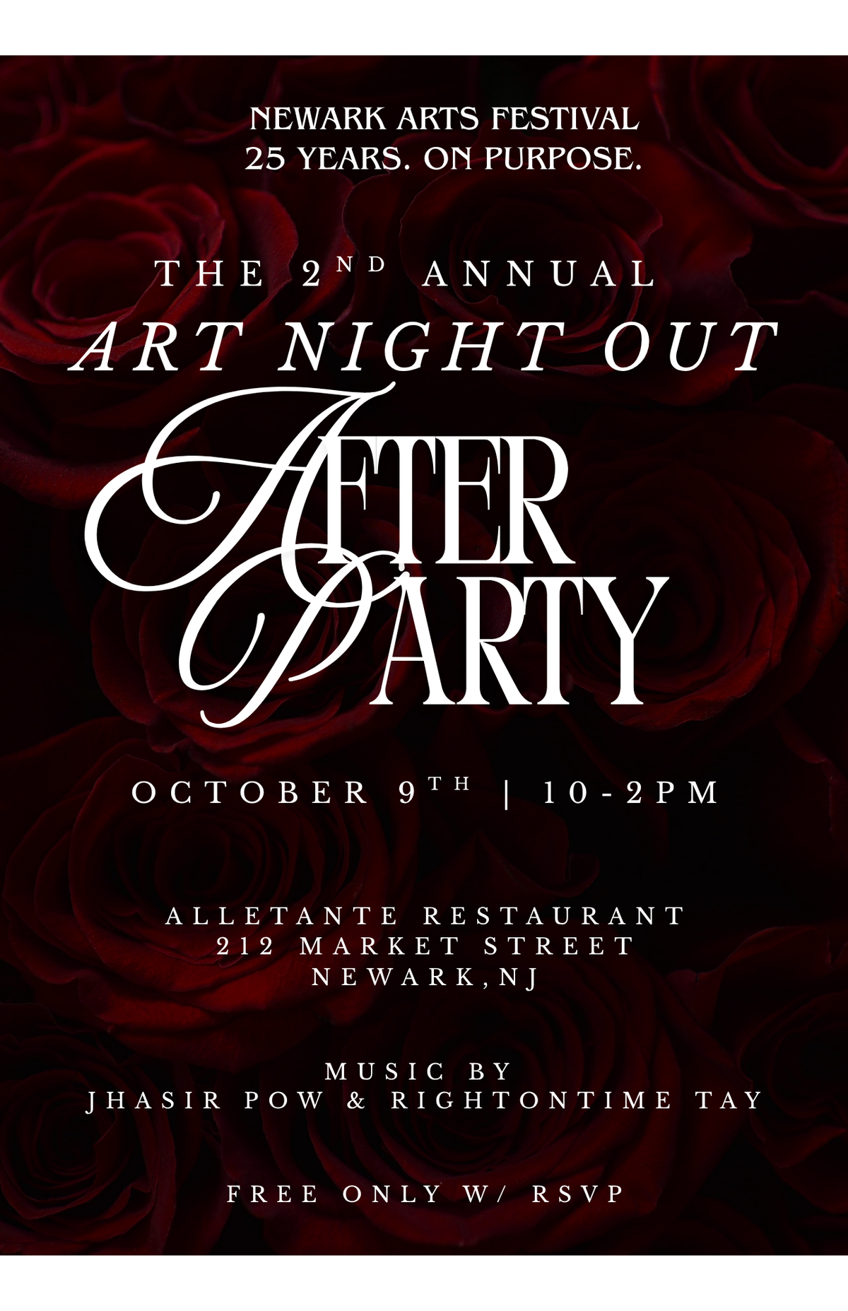 Art Night Out After Party, Allettante restaurant, Newark, 9 October to ...