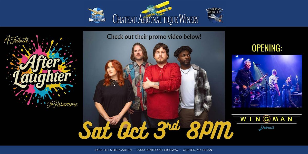 Paramore Tribute by After Laughter with Wingman Detroit, 3 October | Event in Onsted | AllEvents