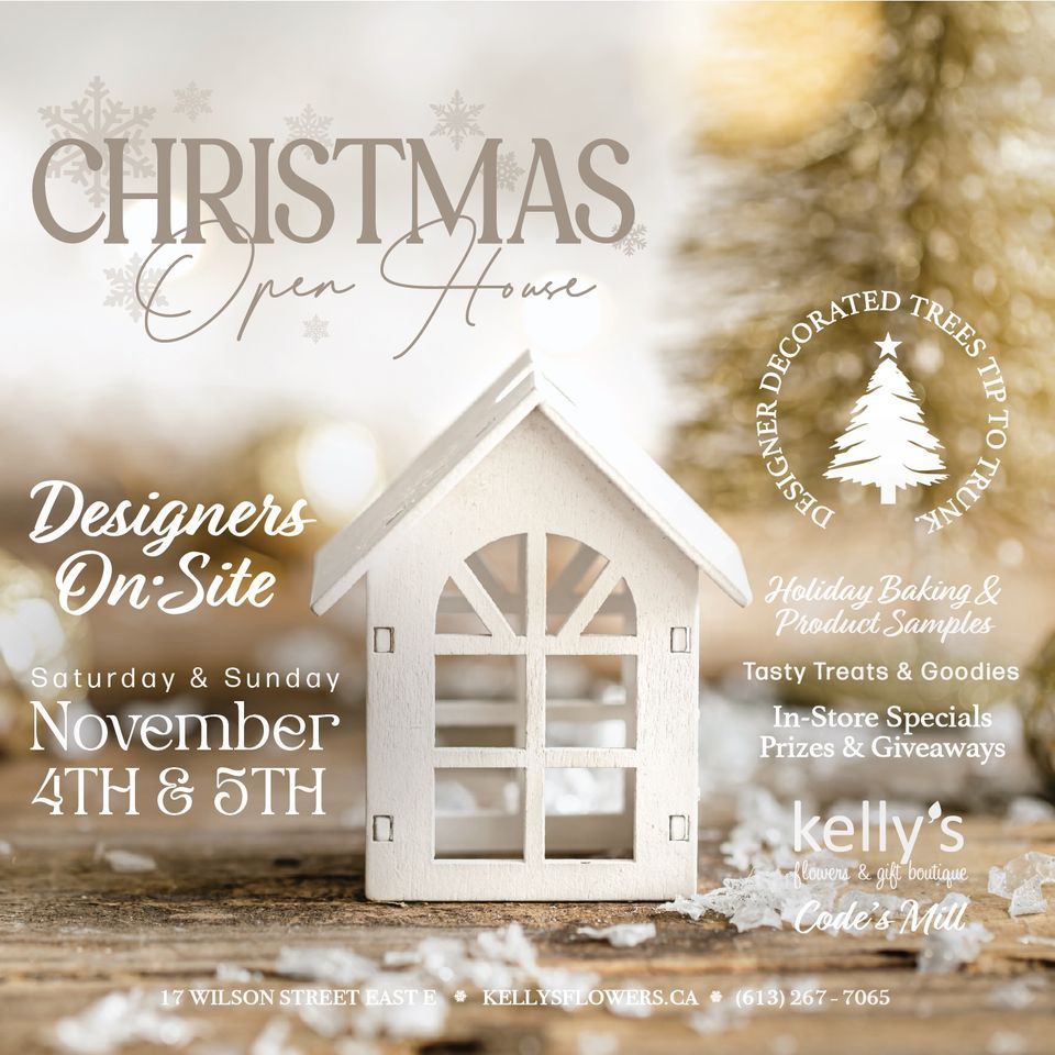 2023 Kellys Christmas Open House, Kelly's Flowers, Perth, November 4