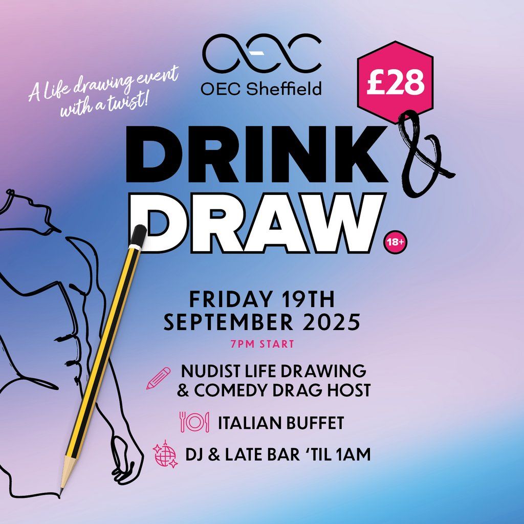 Drink & draw, 19 September | Event in Sheffield | AllEvents