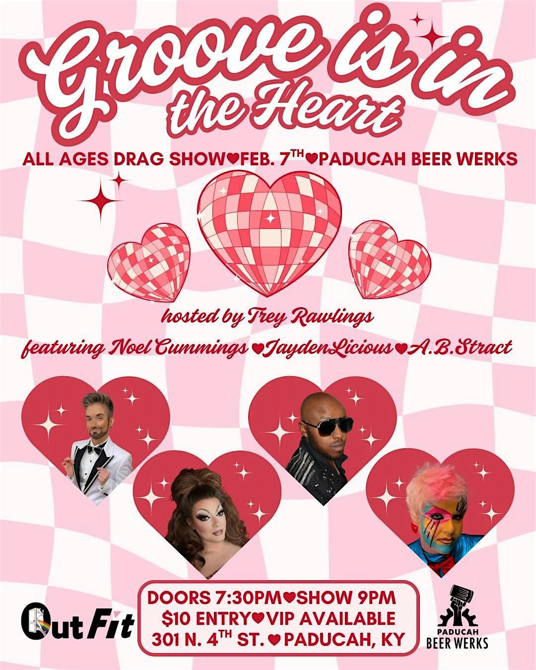Groove is in the Heart All Ages Drag Show at Paducah Beer Werks