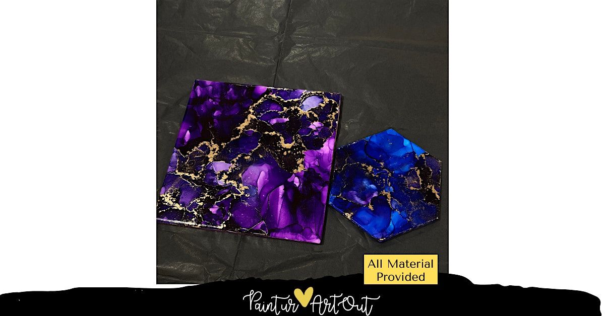Alcohol Ink and Resin Coasters with Paint Ur Art Out at Glendale Community, 31 March | Event in Calgary | AllEvents