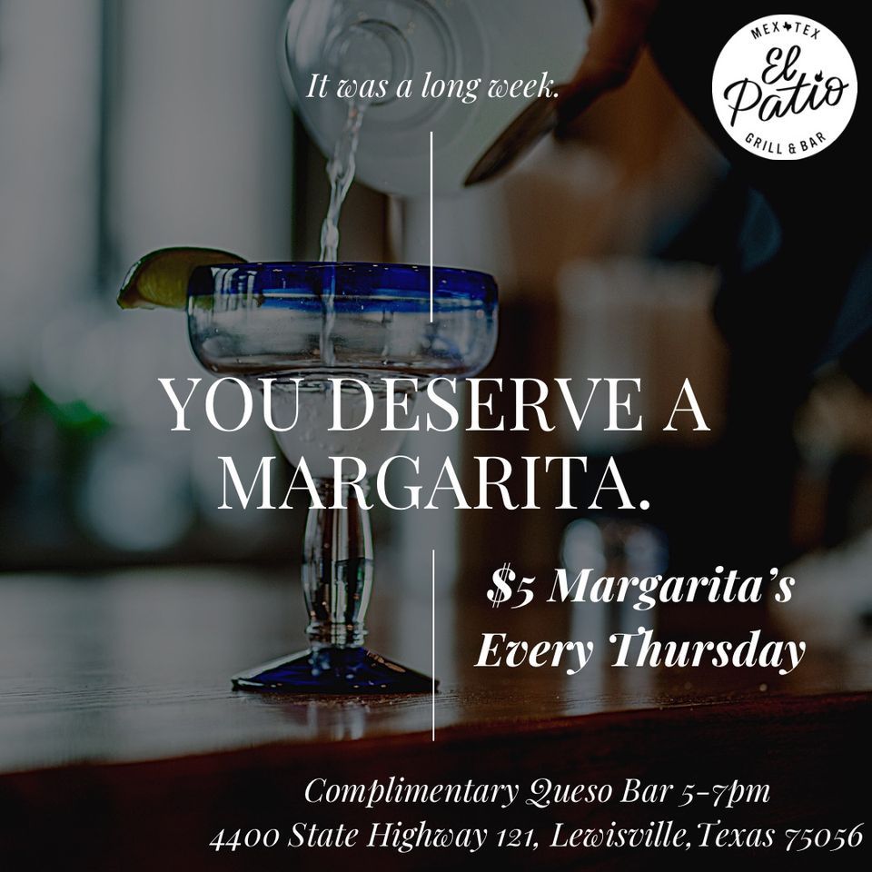 Thirsty Thursdays at El Patio, El Patio MexTex Restaurant, Lewisville