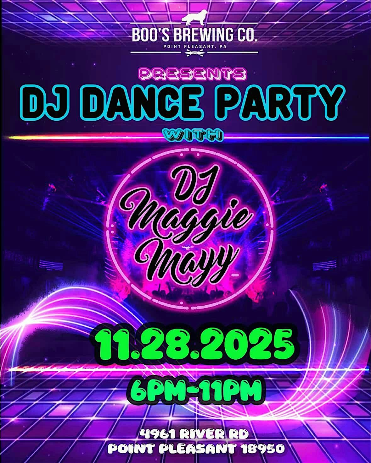 DANCE PARTY WITH DJ MAGGIE MAYY | Event in Point Pleasant | AllEvents