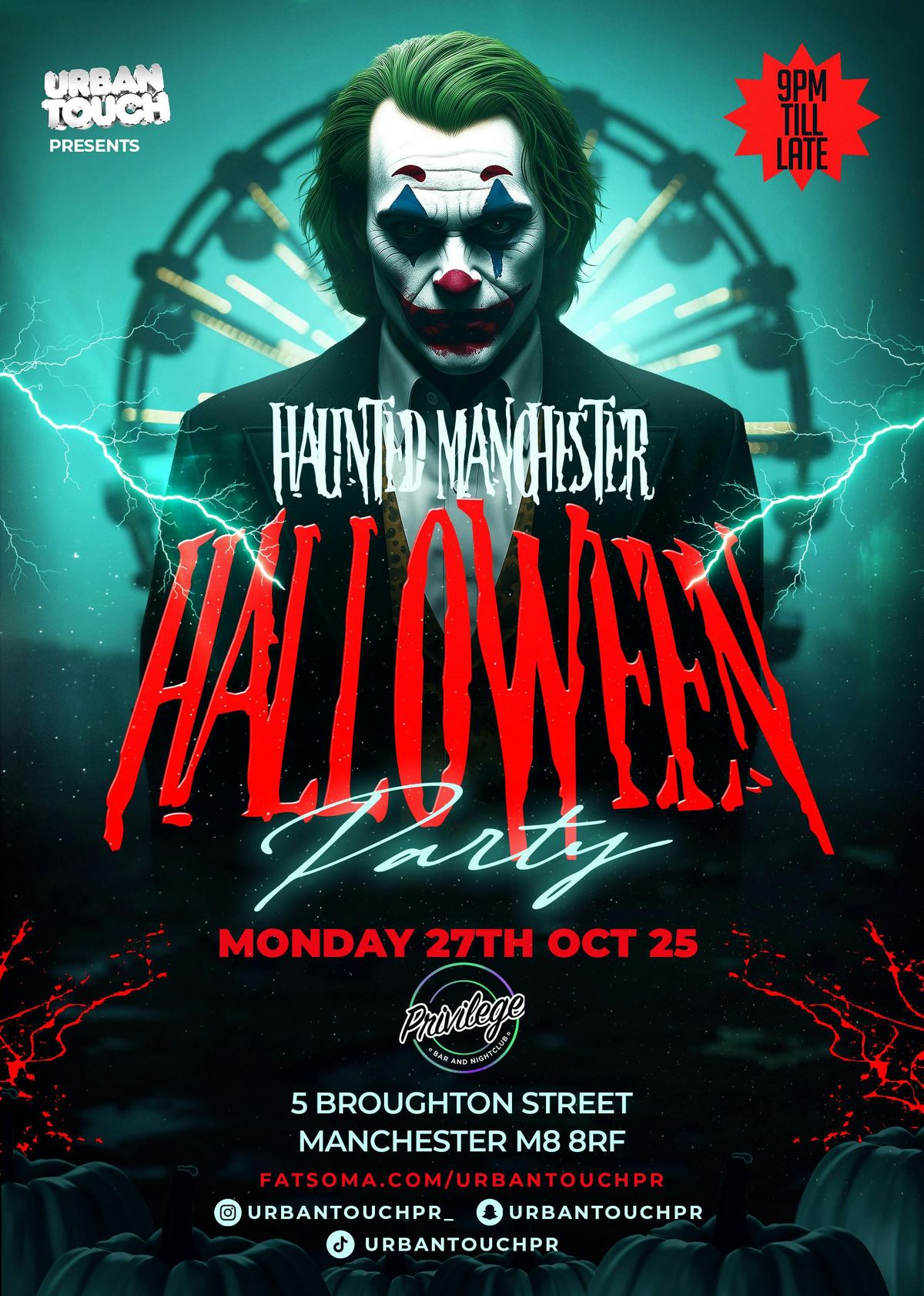 HAUNTED MANCHESTER - HALLOWEEN PARTY, 27 October | Event in Manchester | AllEvents
