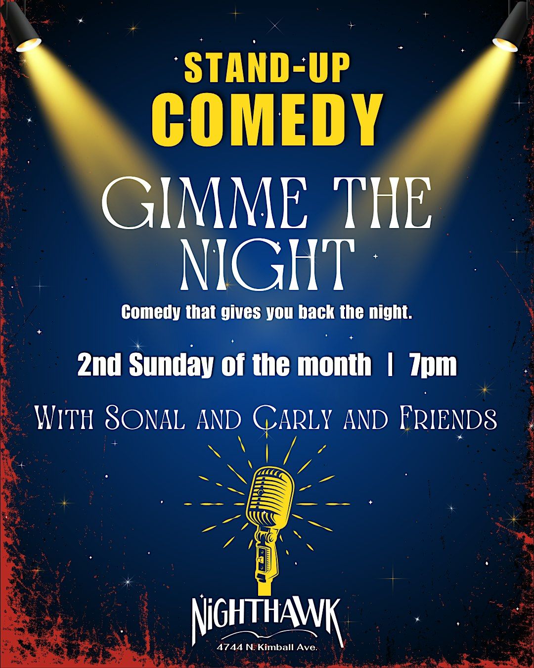 Gimme the Night at the Nighthawk, 14 December | Event in Chicago | AllEvents