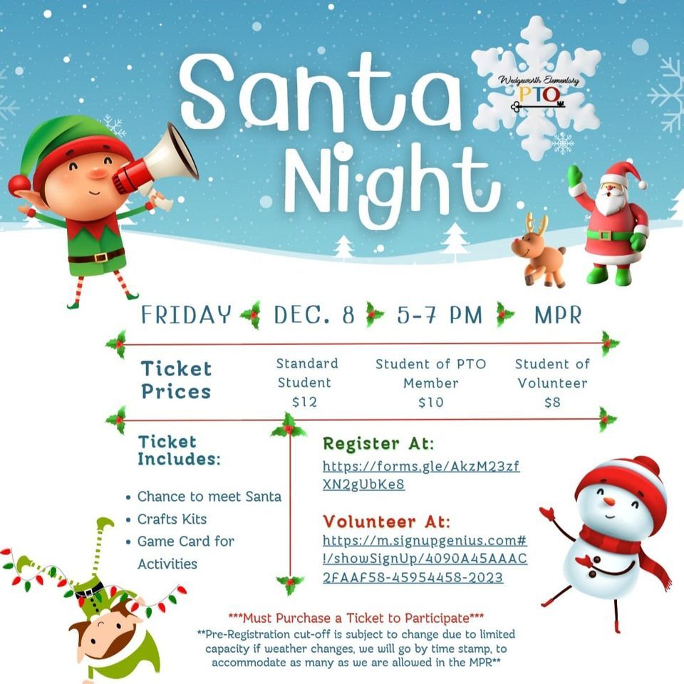 Santa Night, Wedgeworth Elementary, Hacienda Heights, December 8 2023