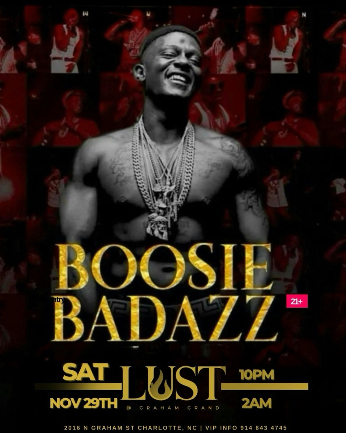 DAMNRIGHT X BOOSIE BADAZZ INVADES CHARLOTTE, 29 November | Event in Charlotte | AllEvents