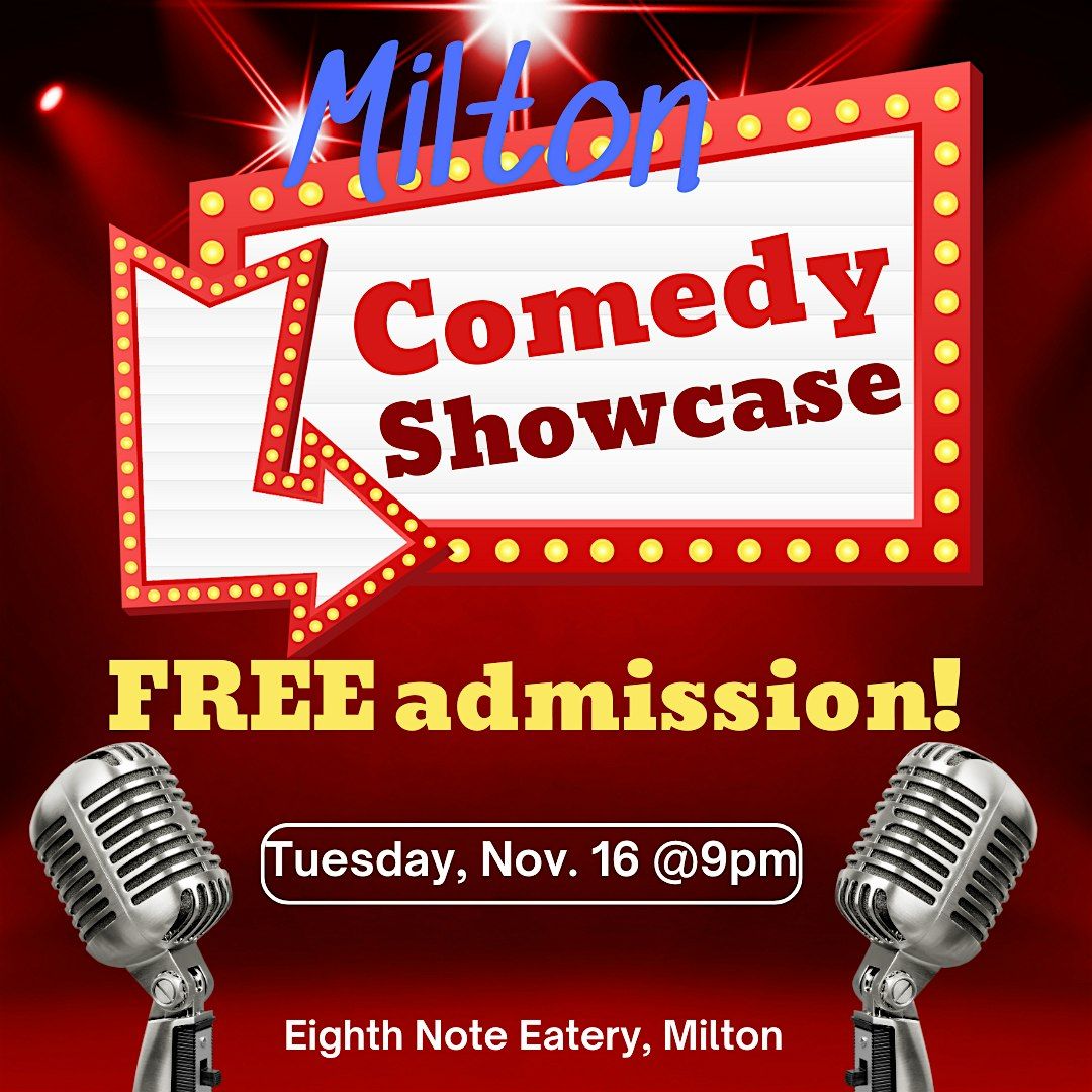 Milton Comedy Showcase - Free Admission!, 16 December | Event in Milton | AllEvents