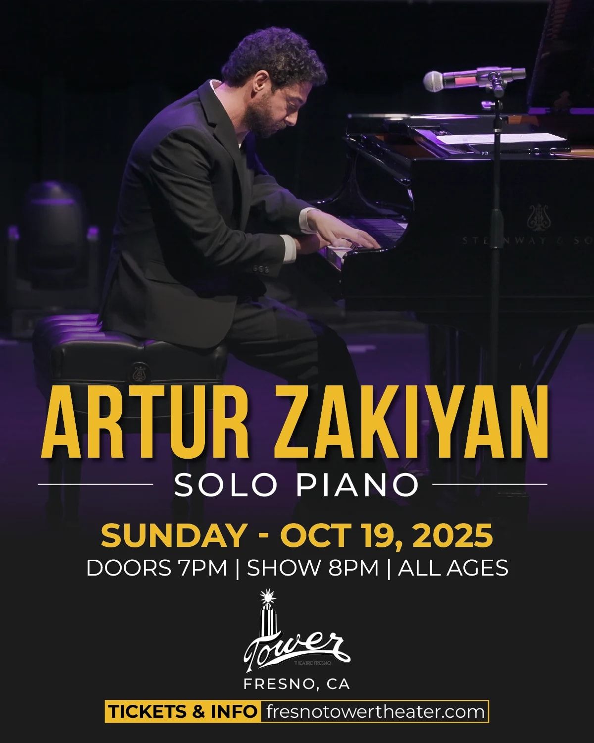 Artur Zakiyan at Alex Theatre - CA, 2 May | Event in Glendale | AllEvents