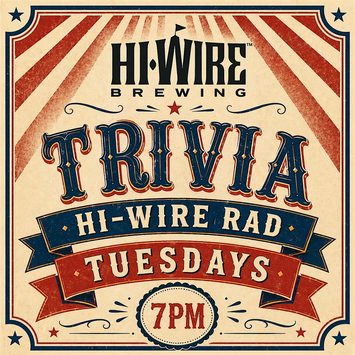 Trivia at Hi-Wire Brewing (River Arts District), Hi-Wire Brewing RAD ...