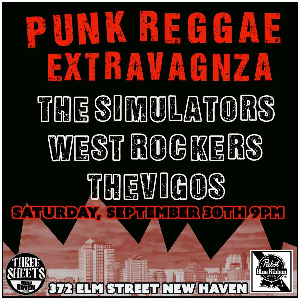Punk & Reggae Extravaganza at Three Sheets , Three Sheets New Haven, 30 September 2023