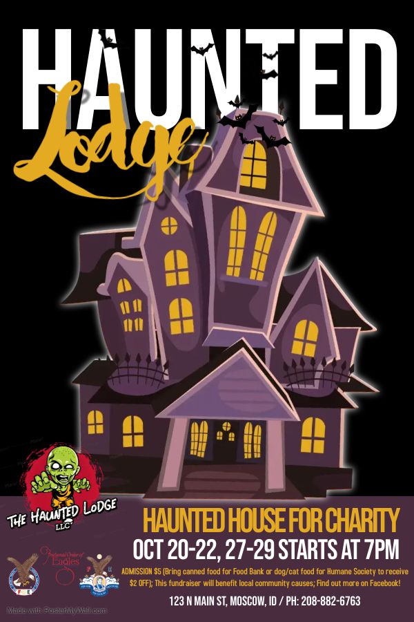 Haunted House for Charity, Eagles Lodge Moscow, October 27 2022