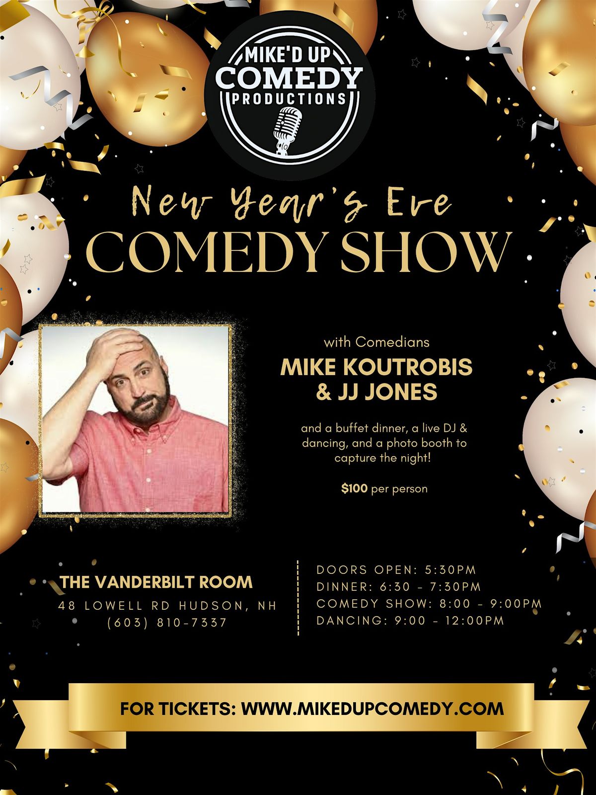 New Years Eve at The Vanderbilt Room, 31 December | Event in Hudson | AllEvents